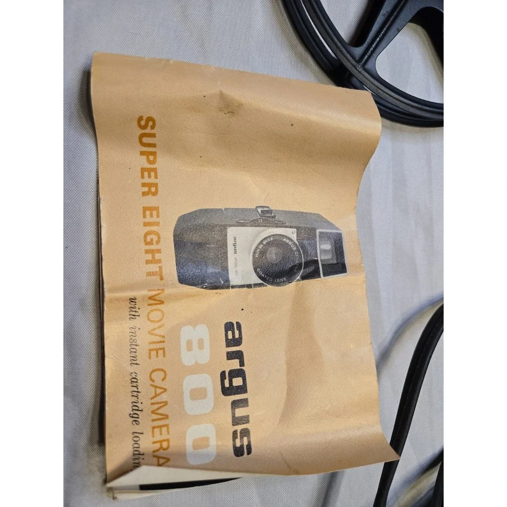 Vtg‎ Argus Model 800 Movie Camera And Parts As Shown With Case